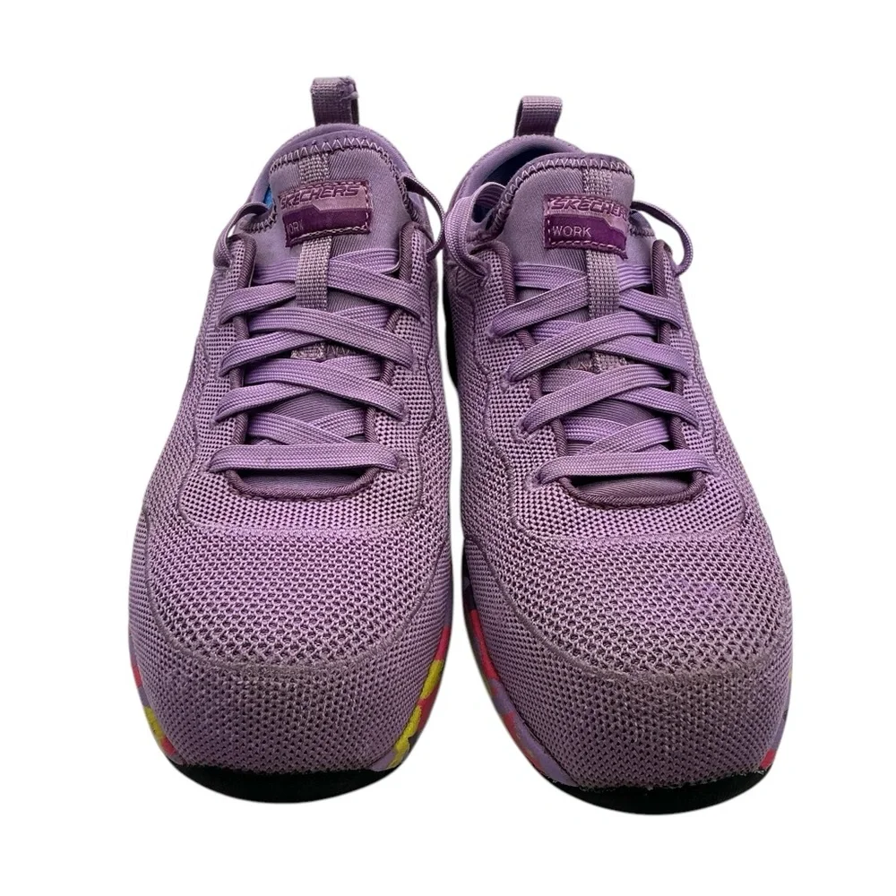 Skechers Women's Lace Up‎ Athletic Safety Toe Industrial Shoe size 7.5